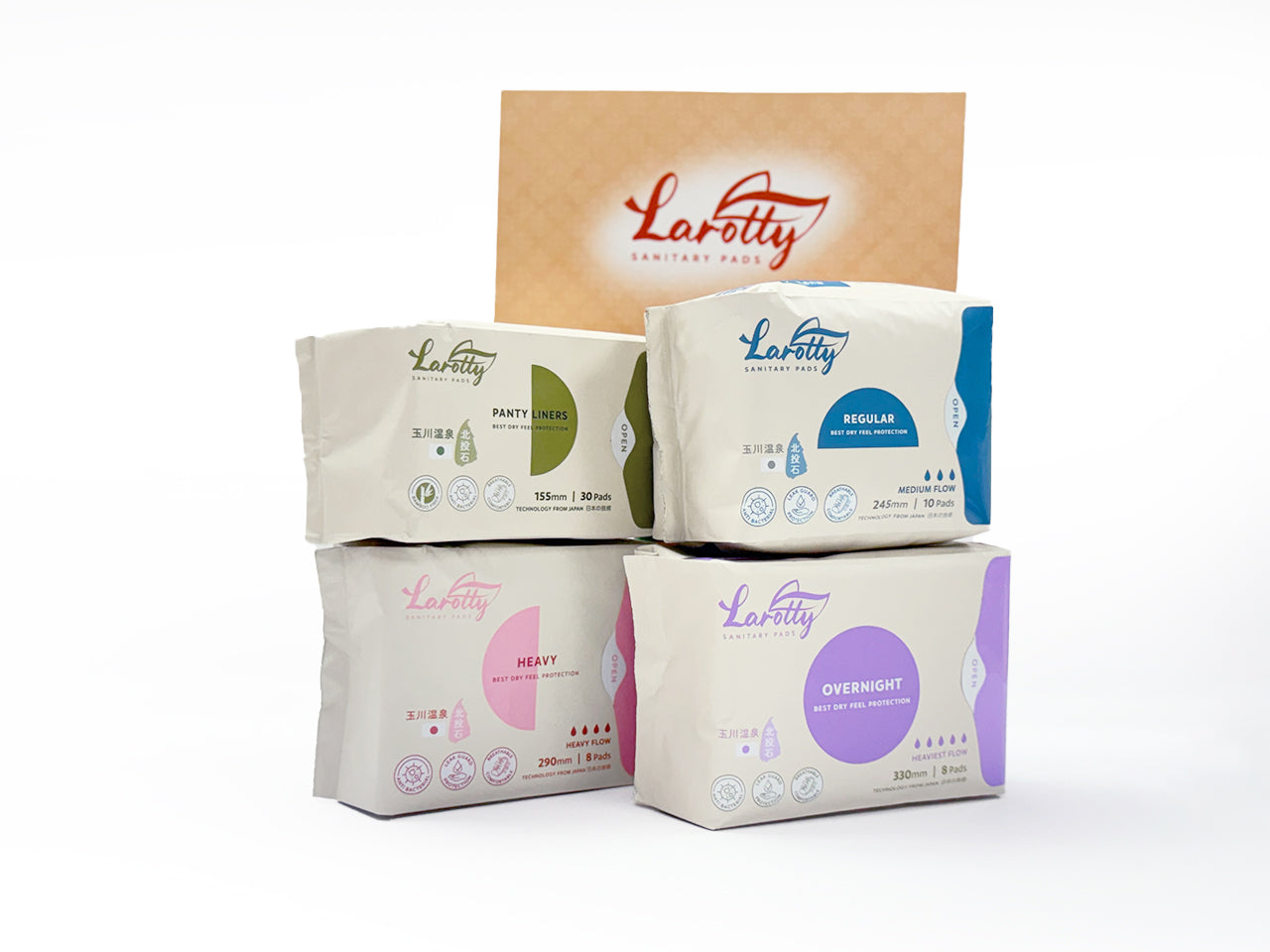 Larotty Anti-Bacterial Sanitary Pad